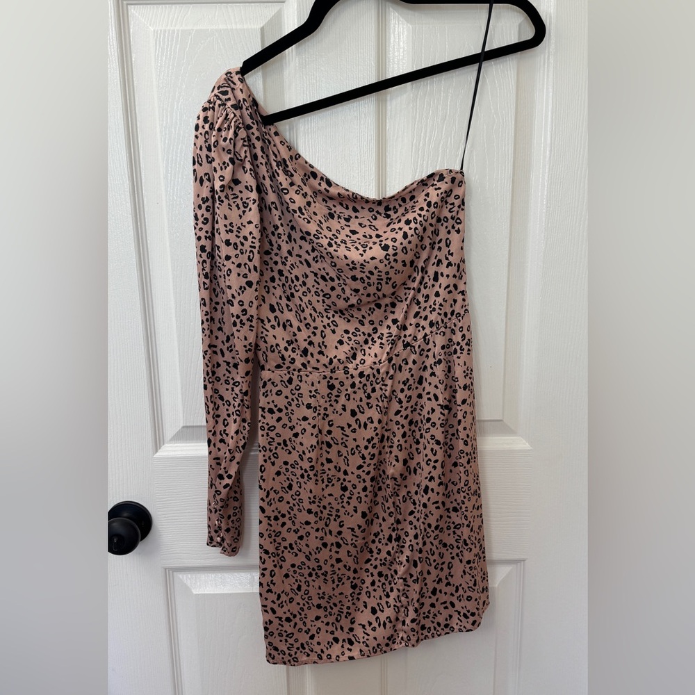 Reformation Asymmetrical One Shoulder Bodycon Dress